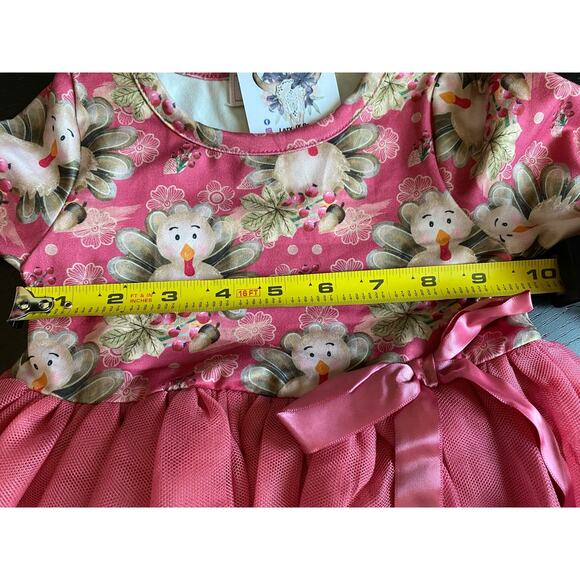 Baby Girls Thanksgiving Dress Outfit - Picture 4 of 4